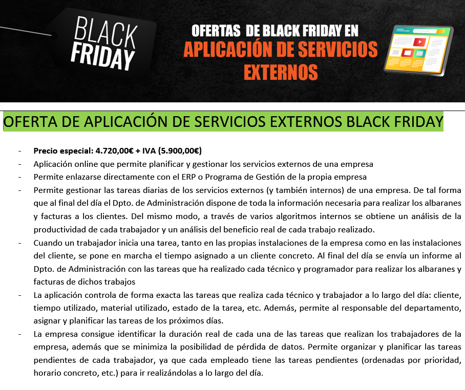aplicacion a medida